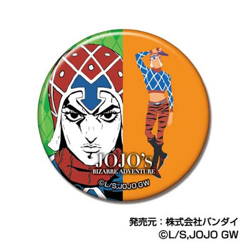 『ジョジョの奇妙な冒険 黄金の風』CANバッジ 彩色影絵【BOX】【202502再販】